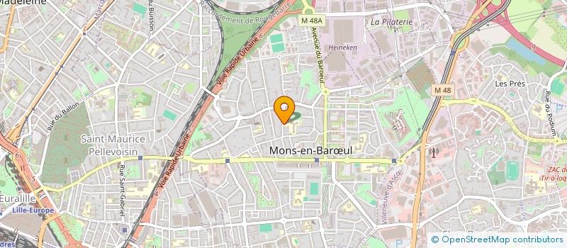 localisation de l'entreprise MADAME CAROLINE FAVERO  MONS-EN-BARUL