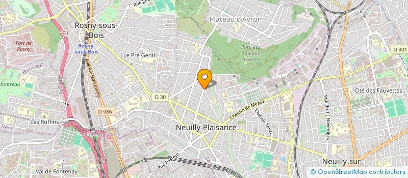 localisation de l'entreprise MADAME CAROLINE FEQUANT à NEUILLY-PLAISANCE
