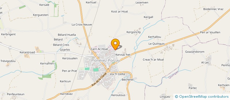 localisation de l'entreprise MADAME CAROLINE FERNANDES  PLONEVEZ-PORZAY