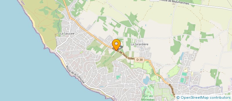 localisation de l'entreprise MADAME CAROLINE FERRY-WILCZEK  BRETIGNOLLES-SUR-MER