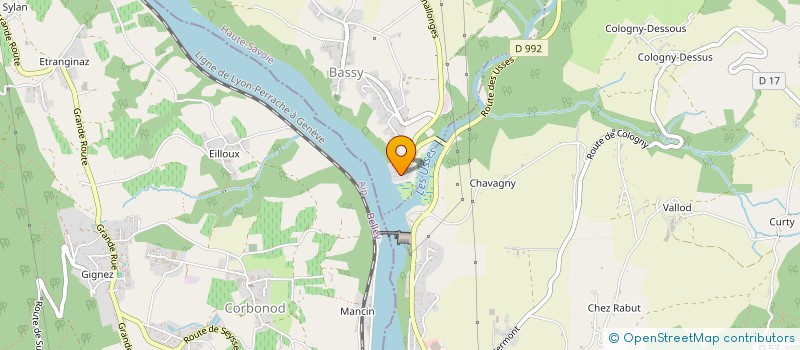 localisation de l'entreprise MADAME CAROLINE FESSELIER  SEYSSEL