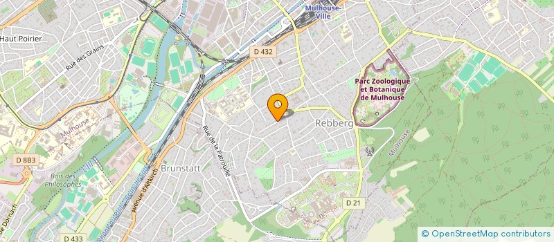 localisation de l'entreprise MADAME CAROLINE FIEUVET  MULHOUSE