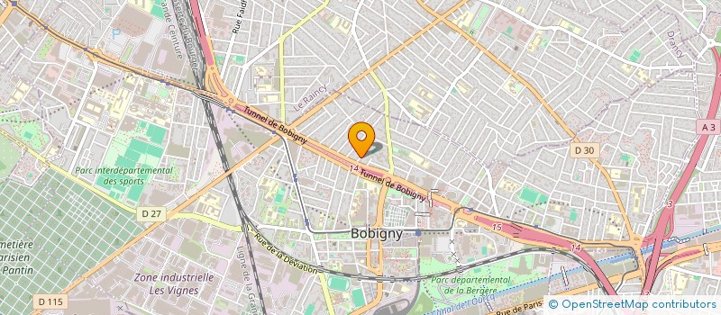 localisation de l'entreprise MADAME CAROLINE FILIPEK  BOBIGNY