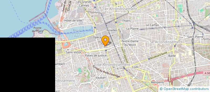 localisation de l'entreprise MADAME CAROLINE FIMA  MARSEILLE