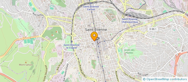 localisation de l'entreprise MADAME CAROLINE FISCHER à SAINT-ETIENNE