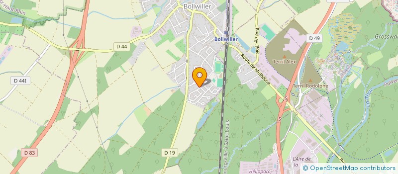 localisation de l'entreprise MADAME CAROLINE FISSET  BOLLWILLER