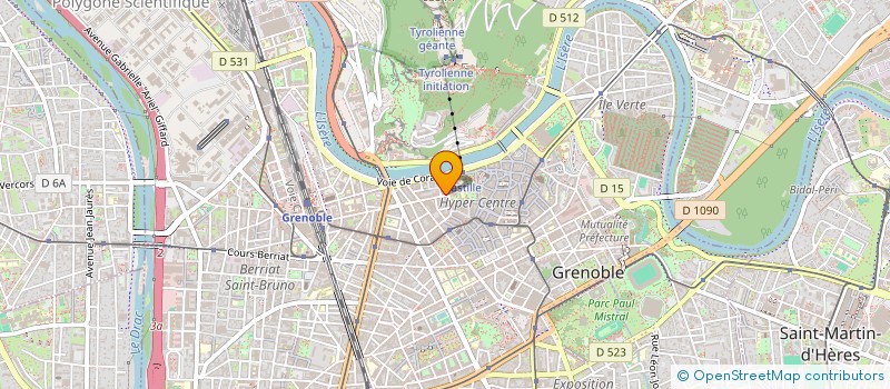 localisation de l'entreprise MADAME CAROLINE FIZIR à GRENOBLE