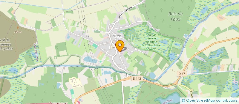 localisation de l'entreprise MADAME CAROLINE FLORENT  VRED