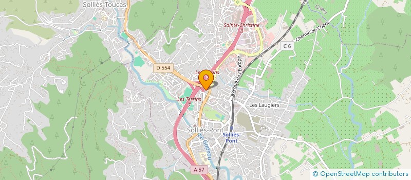 localisation de l'entreprise MADAME CAROLINE FLORINI à SOLLIES-PONT
