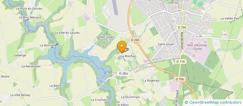 localisation de l'entreprise MADAME CAROLINE FLUCHAIRE  PLEURTUIT