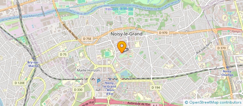 localisation de l'entreprise MADAME CAROLINE FOISSARD à NOISY-LE-GRAND