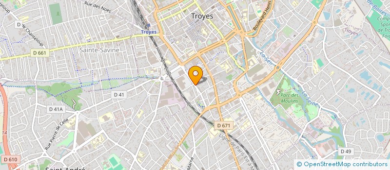 localisation de l'entreprise MADAME CAROLINE FOND à TROYES