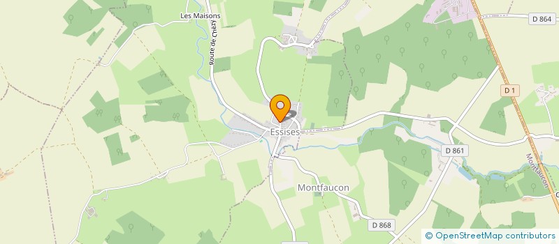 localisation de l'entreprise MADAME CAROLINE FONTAINE  ESSISES