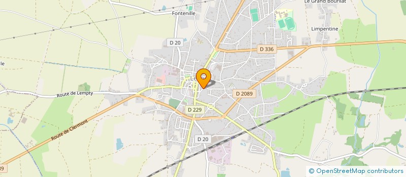 localisation de l'entreprise MADAME CAROLINE FORLAY  LEZOUX