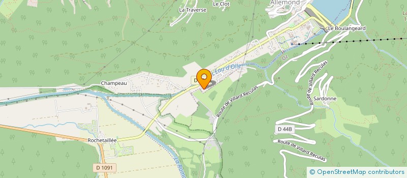 localisation de l'entreprise MADAME CAROLINE FORTHOFFER  ALLEMOND