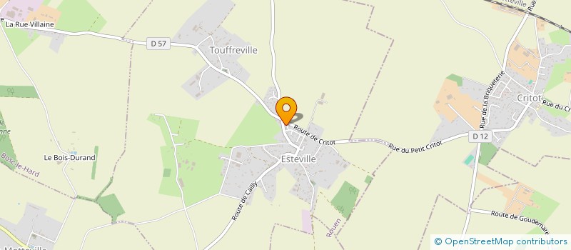 localisation de l'entreprise MADAME CAROLINE FOSSARD  ESTEVILLE