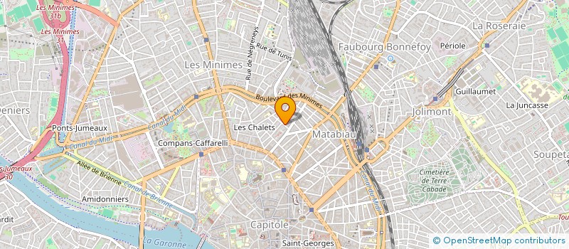 localisation de l'entreprise MADAME CAROLINE FOUQUET à TOULOUSE
