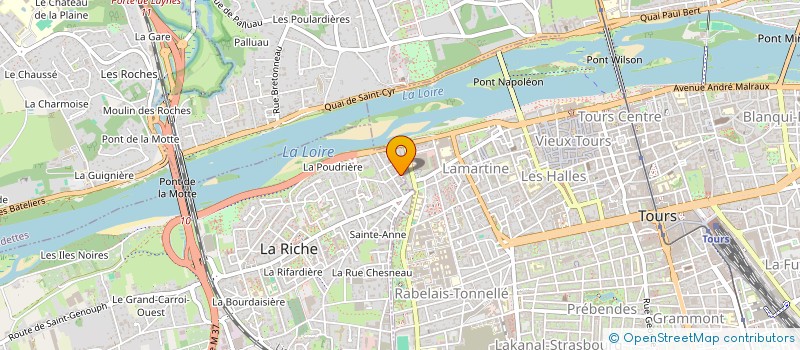 localisation de l'entreprise MADAME CAROLINE FOURMAULT à LA RICHE