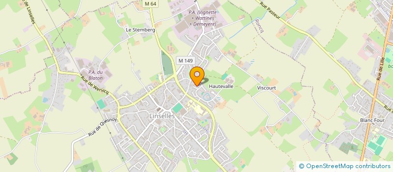 localisation de l'entreprise MADAME CAROLINE FOURMY  LINSELLES