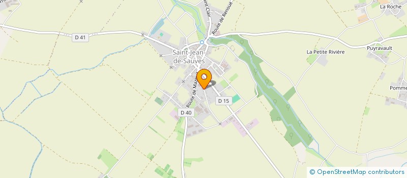 localisation de l'entreprise MADAME CAROLINE FOURNIER  SAINT-JEAN-DE-SAUVES