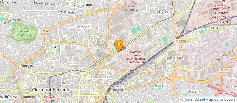 localisation de l'entreprise MADAME CAROLINE FRASSON-COCHET à CLERMONT-FERRAND
