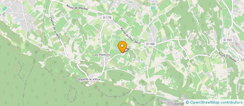 localisation de l'entreprise MADAME CAROLINE GABERT  LACOSTE