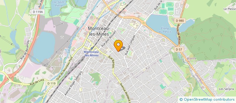 localisation de l'entreprise MADAME CAROLINE GAGNE à MONTCEAU-LES-MINES