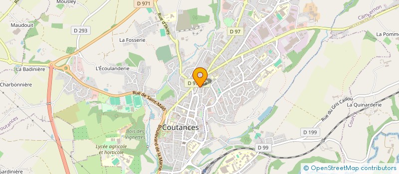 localisation de l'entreprise MADAME CAROLINE GALLET-MOREEL  COUTANCES