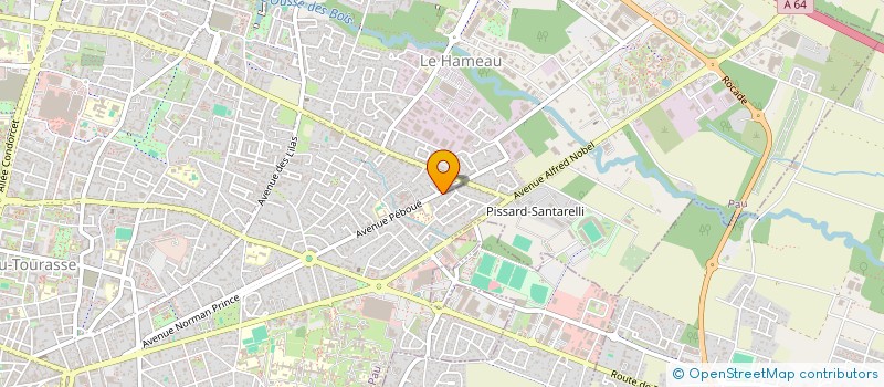 localisation de l'entreprise MADAME CAROLINE GALLI à PAU