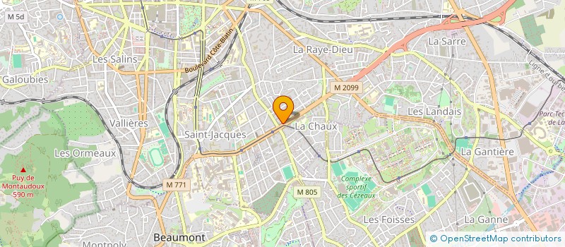localisation de l'entreprise MADAME CAROLINE GAMBERONI à CLERMONT-FERRAND