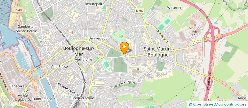 localisation de l'entreprise MADAME CAROLINE GAMBIER à BOULOGNE-SUR-MER
