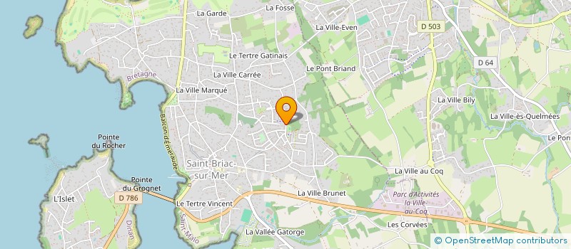 localisation de l'entreprise MADAME CAROLINE GANDAIS  SAINT-BRIAC-SUR-MER