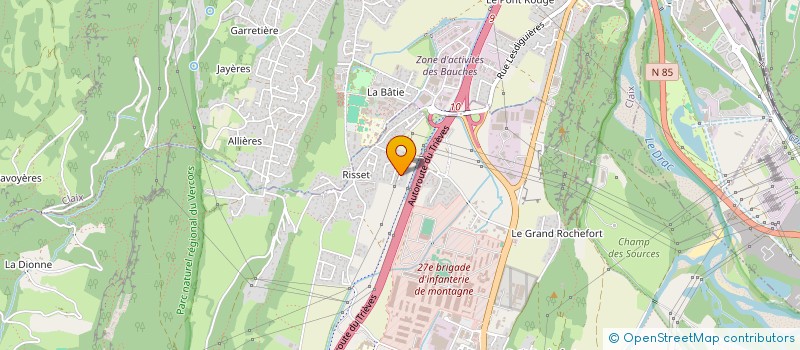 localisation de l'entreprise MADAME CAROLINE GANDELIN  VARCES-ALLIERES-ET-RISSET