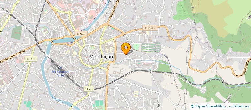localisation de l'entreprise MADAME CAROLINE GANNAT à MONTLUCON