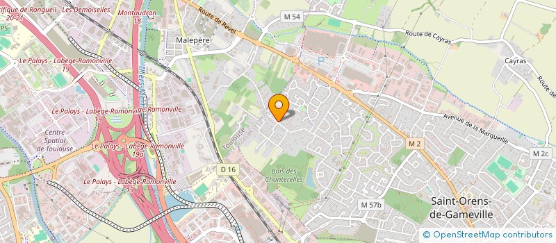 localisation de l'entreprise MADAME CAROLINE GARBISU  SAINT-ORENS-DE-GAMEVILLE