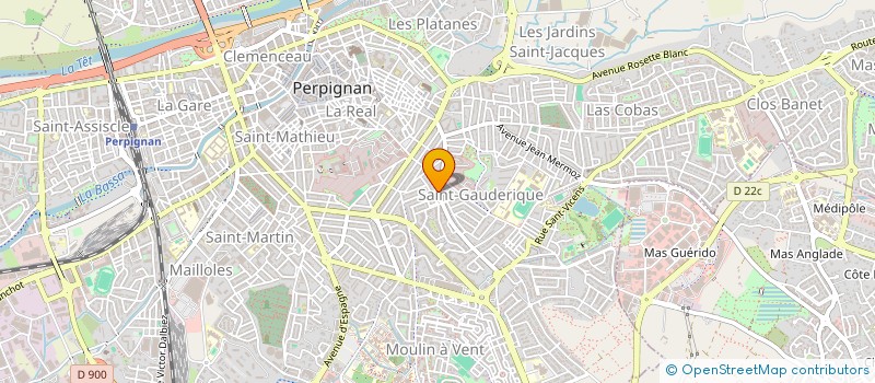 localisation de l'entreprise MADAME CAROLINE GARCIA à PERPIGNAN