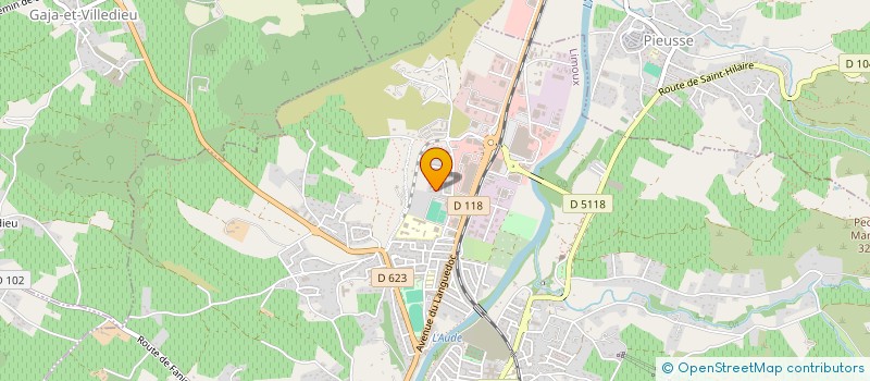 localisation de l'entreprise MADAME CAROLINE GARCIA à LIMOUX