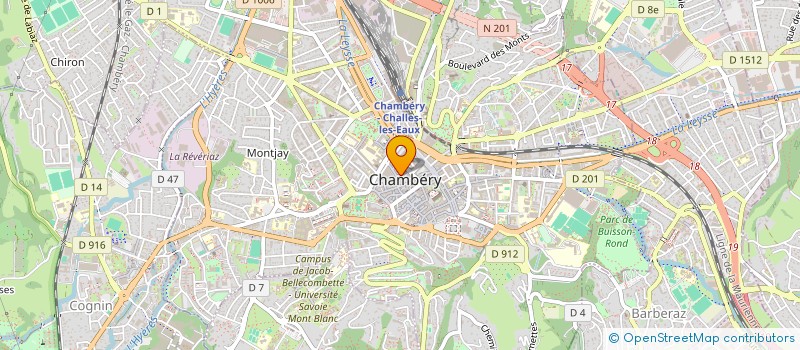 localisation de l'entreprise MADAME CAROLINE GARCIN  CHAMBERY