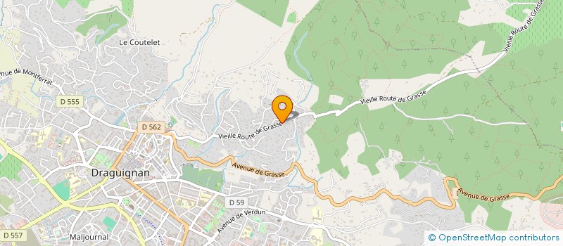 localisation de l'entreprise MADAME CAROLINE GARNIER  DRAGUIGNAN