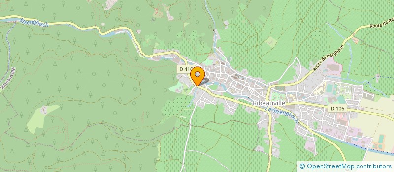 localisation de l'entreprise MADAME CAROLINE GARRANGER  RIBEAUVILLE