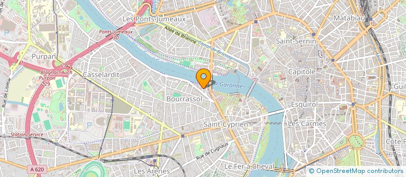 localisation de l'entreprise MADAME CAROLINE GARRIC à TOULOUSE