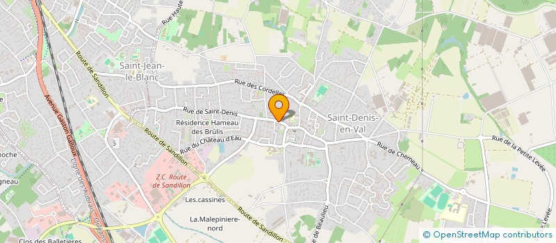 localisation de l'entreprise MADAME CAROLINE GATELET à SAINT-DENIS-EN-VAL