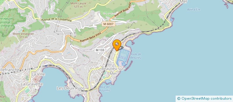 localisation de l'entreprise MADAME CAROLINE GATTO  BEAULIEU-SUR-MER