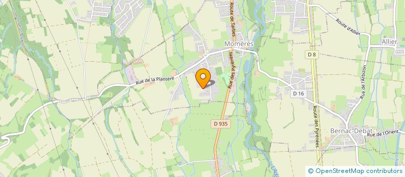 localisation de l'entreprise MADAME CAROLINE GAUD  MOMERES