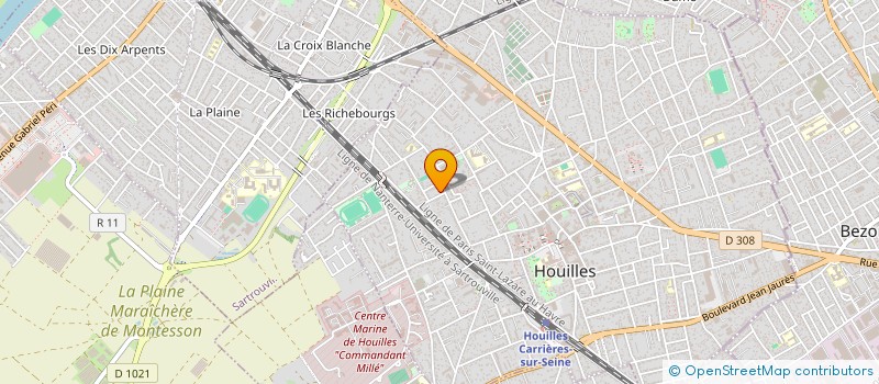 localisation de l'entreprise MADAME CAROLINE GAUD  HOUILLES