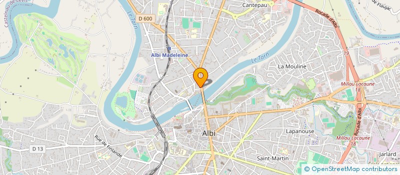 localisation de l'entreprise MADAME CAROLINE GAUSSENS à ALBI