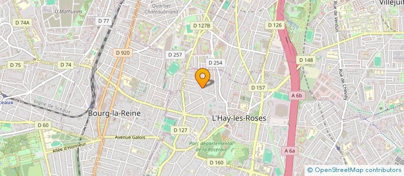 localisation de l'entreprise MADAME CAROLINE GAUTHEY  L'HAY-LES-ROSES