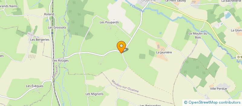 localisation de l'entreprise MADAME CAROLINE GAUTHIER  MOULINS-SUR-OUANNE