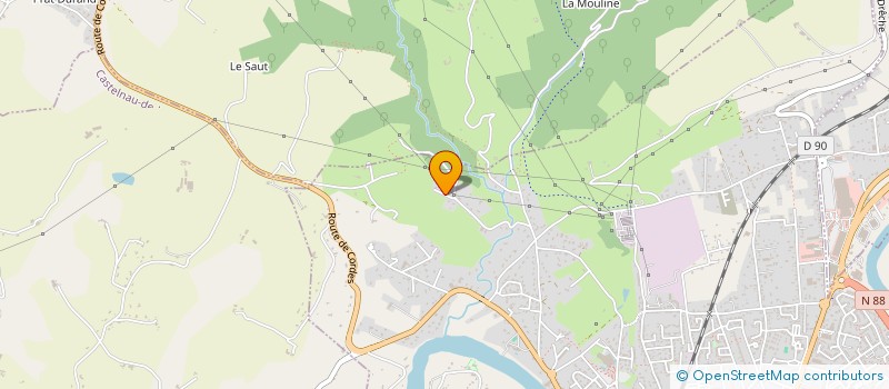 localisation de l'entreprise MADAME CAROLINE GAUTIER  ALBI