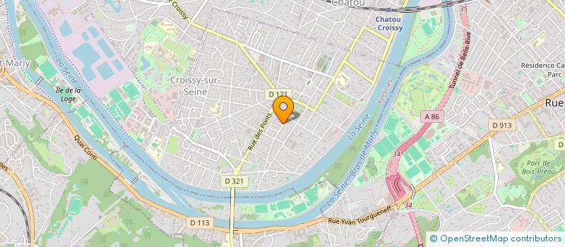 localisation de l'entreprise MADAME CAROLINE GAUTIER à CROISSY-SUR-SEINE
